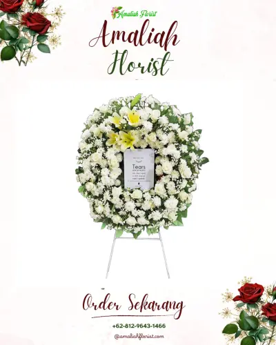 Krans Bunga Duka Cita di Ampera