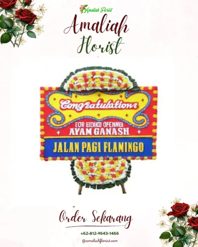 Bunga Papan Congratulation di Ampera